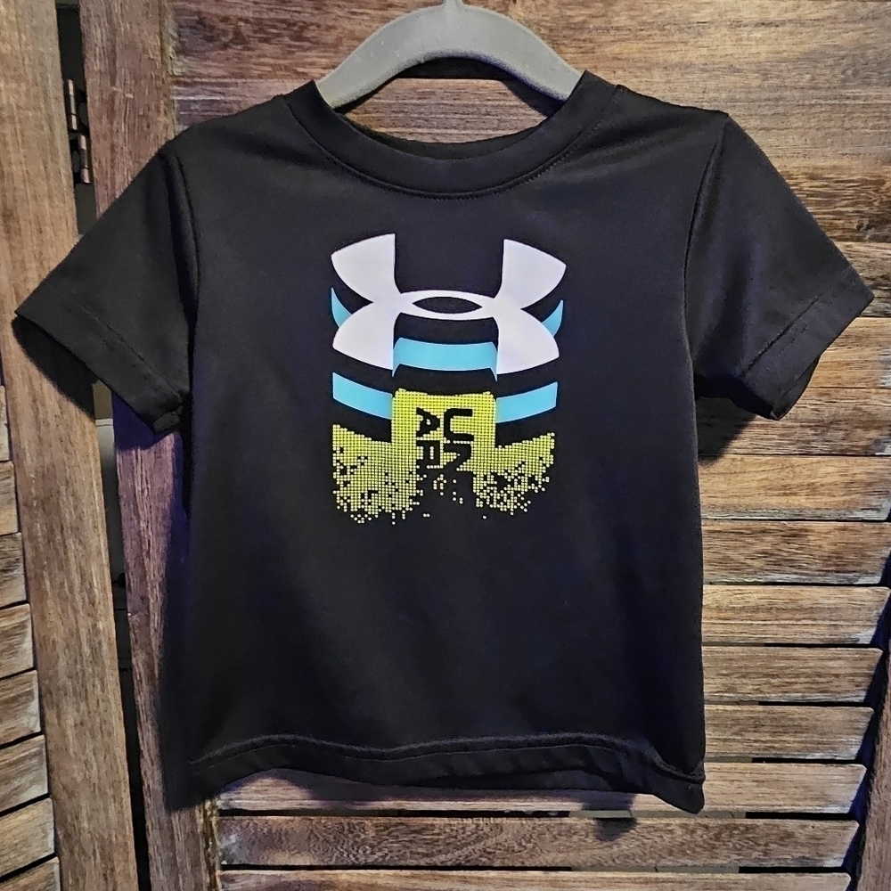 EUC 18mo Under Armor Black Athletic Shirt